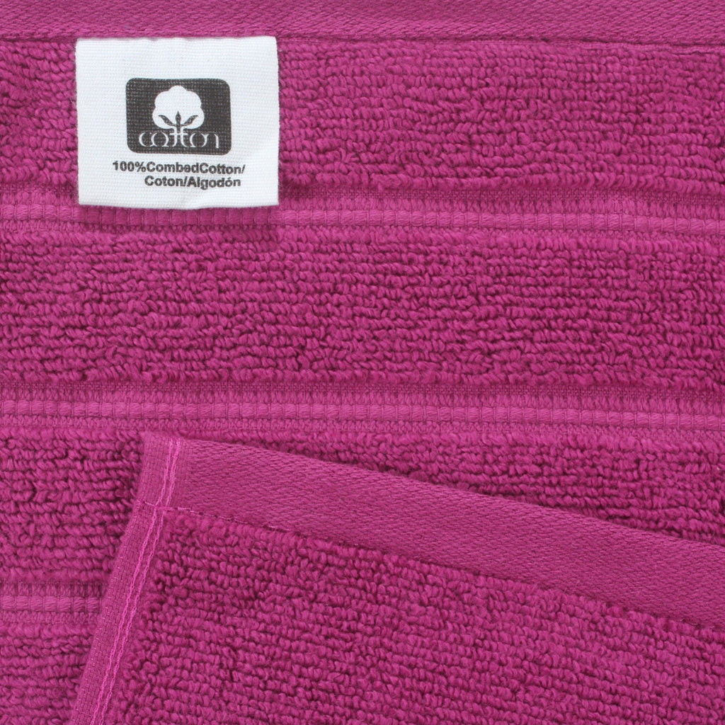 18-Piece Zero Twist Egyptian Cotton Towel Set – Luxury Bath Towels, Hand Towels & Washcloths – Ultra Soft, Absorbent, 650 GSM Spa Quality