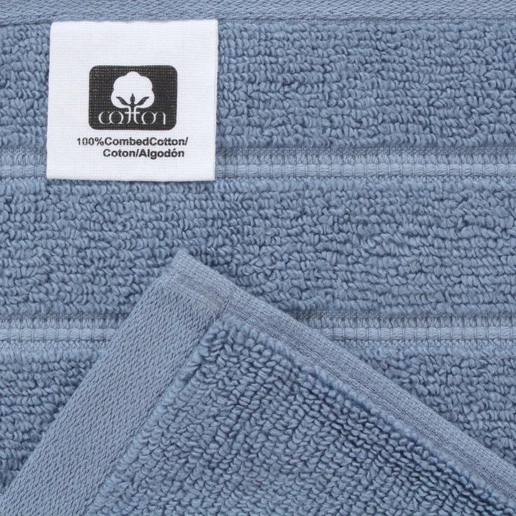 18-Piece Zero Twist Egyptian Cotton Towel Set – Luxury Bath Towels, Hand Towels & Washcloths – Ultra Soft, Absorbent, 650 GSM Spa Quality