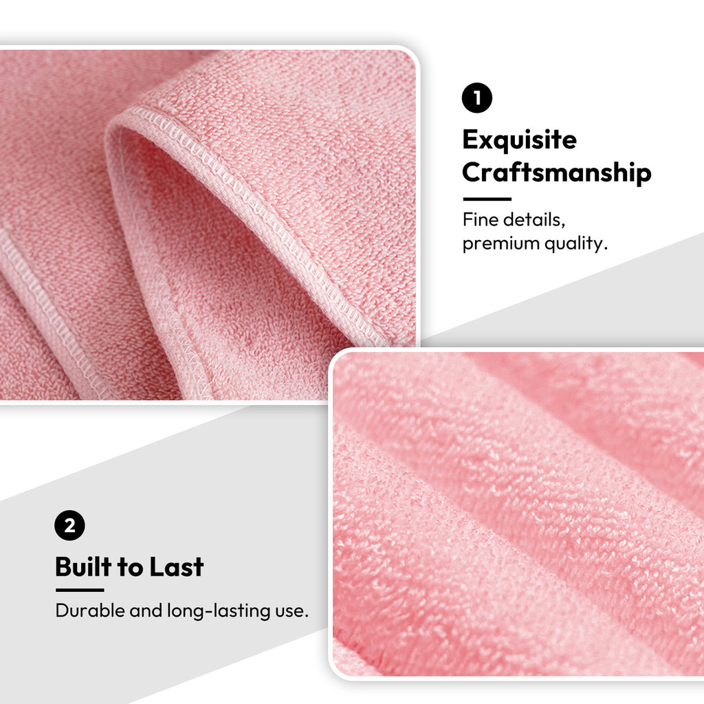 4Pcs Extra Large 31 x 61 Inches Cotton Bath Towels, 100% Cotton, Bigger & Lighter, Faster Drying, Lighter Weight, Super Soft and Absorbent, Perfect Bathroom Towels