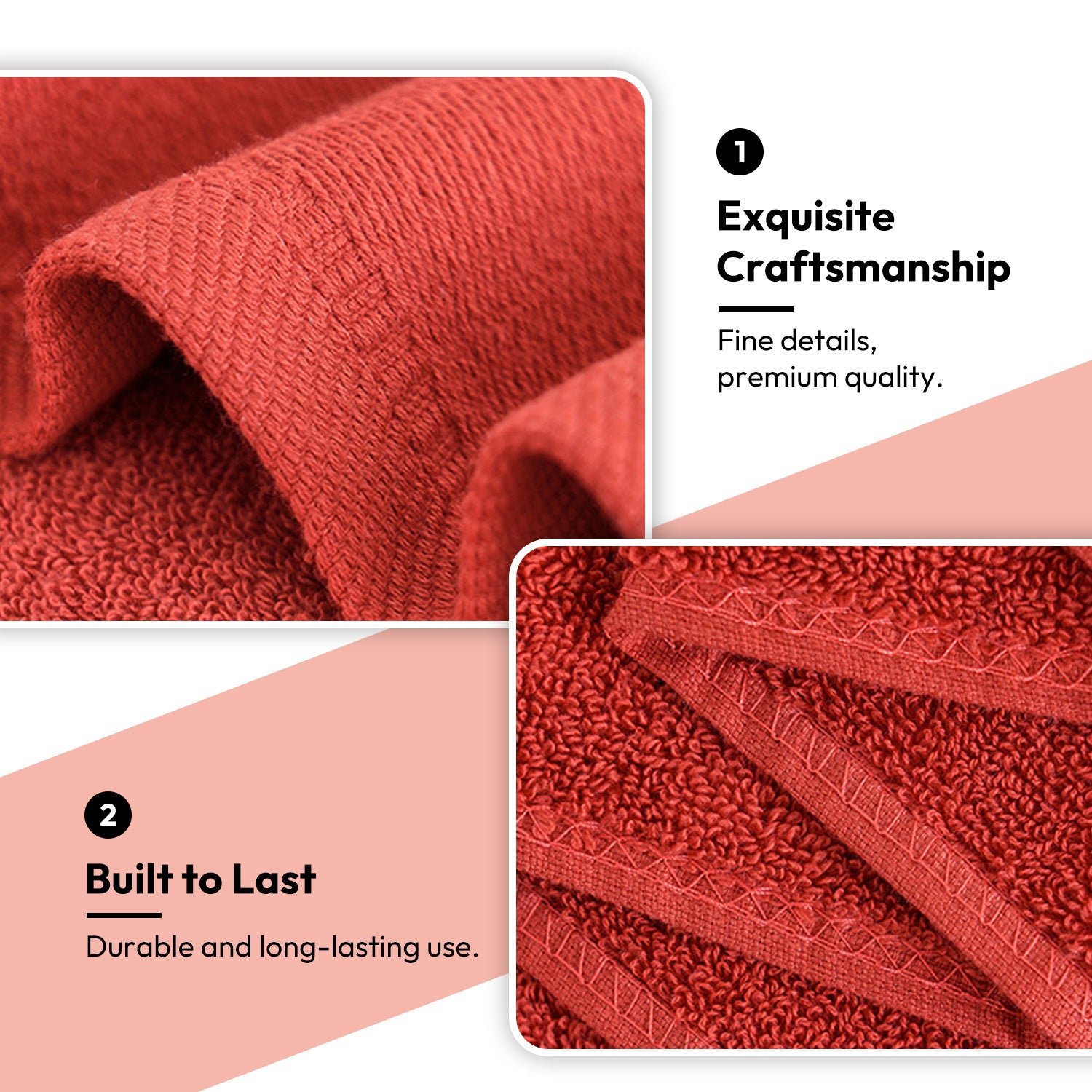 4Pcs Extra Large 31 x 61 Inches Cotton Bath Towels, 100% Cotton, Bigger & Lighter, Faster Drying, Lighter Weight, Super Soft and Absorbent, Perfect Bathroom Towels