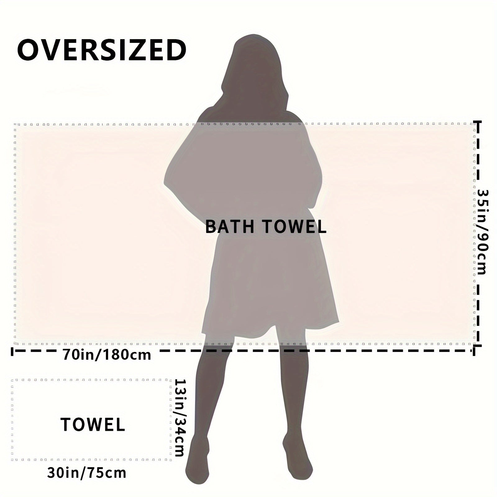 4pcs Heavy-Duty 100% Cotton Bath Towels Set - Large Luxury Spa & Hotel Towel Collection with Pastel Blue\u002FPink\u002FGreen\u002FYellow Stripes (70x35\