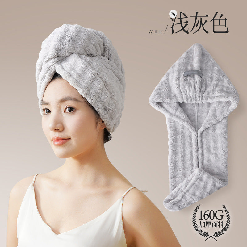 2026 Super Absorbent Quick Dry Hair Cap | New Thickened Ladies Shower Cap, Dry Hair Towel, Wash Hair Bag, Head Towel, Fabric, Curl Enhancing