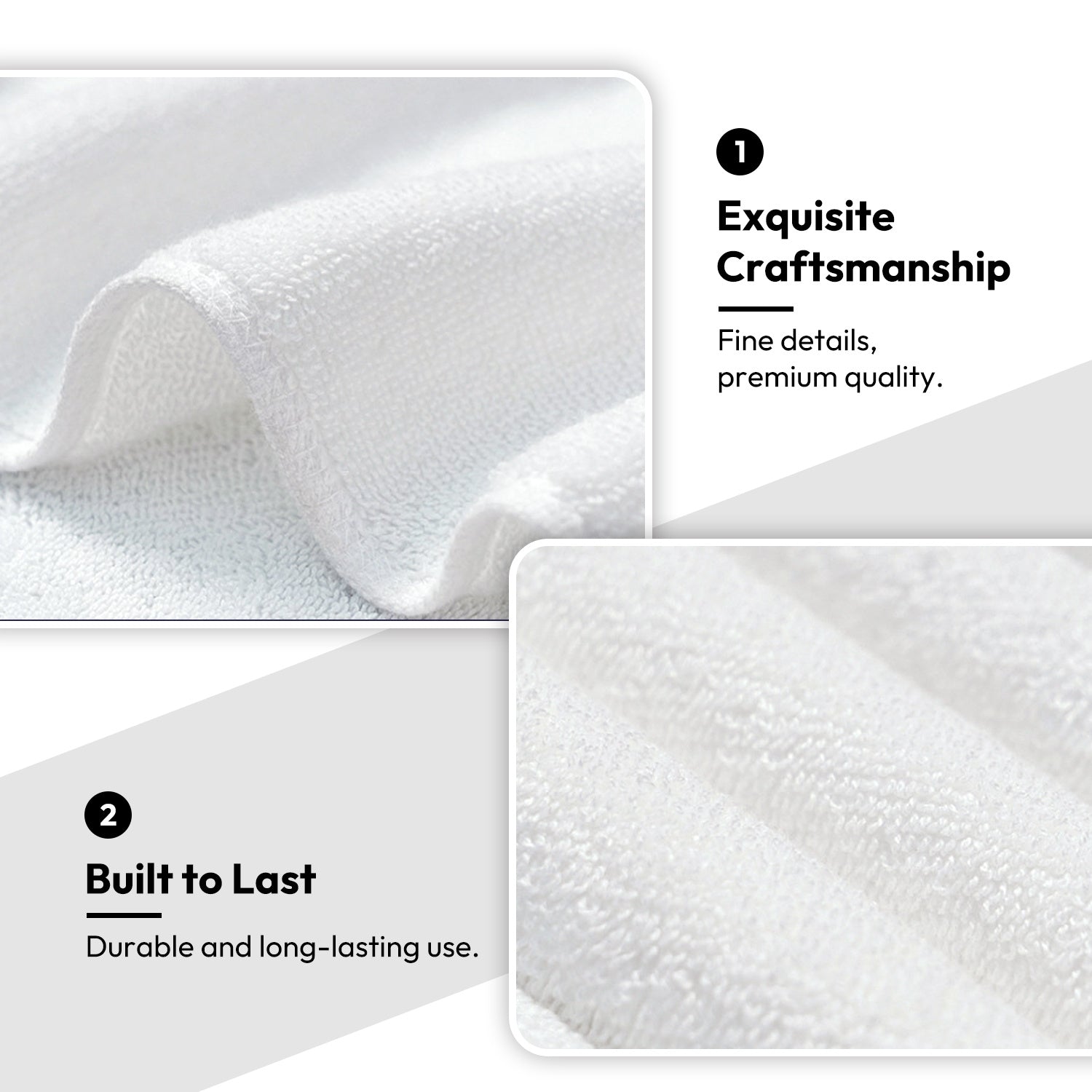 4Pcs Extra Large 31 x 61 Inches Cotton Bath Towels, 100% Cotton, Bigger & Lighter, Faster Drying, Lighter Weight, Super Soft and Absorbent, Perfect Bathroom Towels