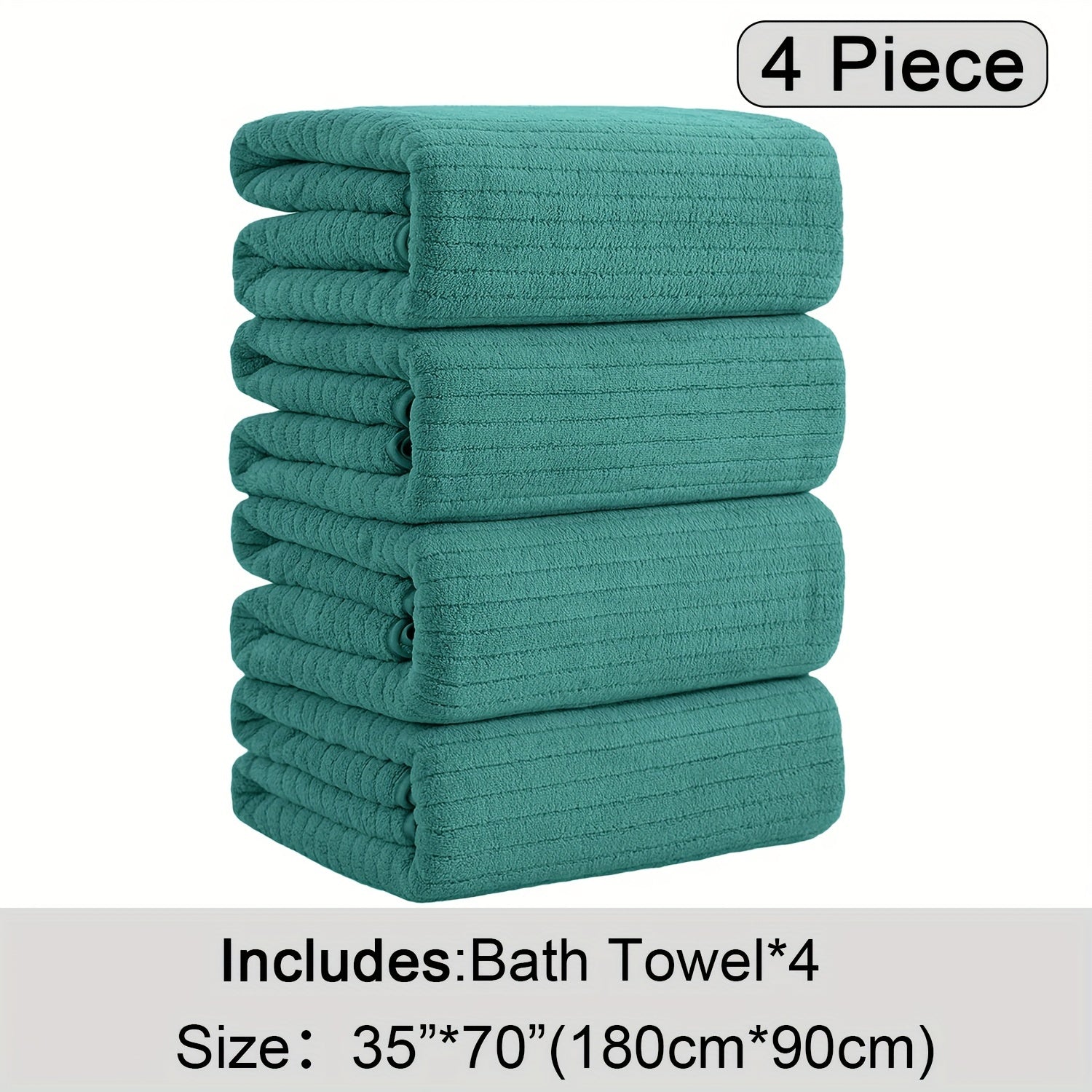 4 Pack XL Bath Towels 4 Pack Oversized Bath Towels Set, 35\